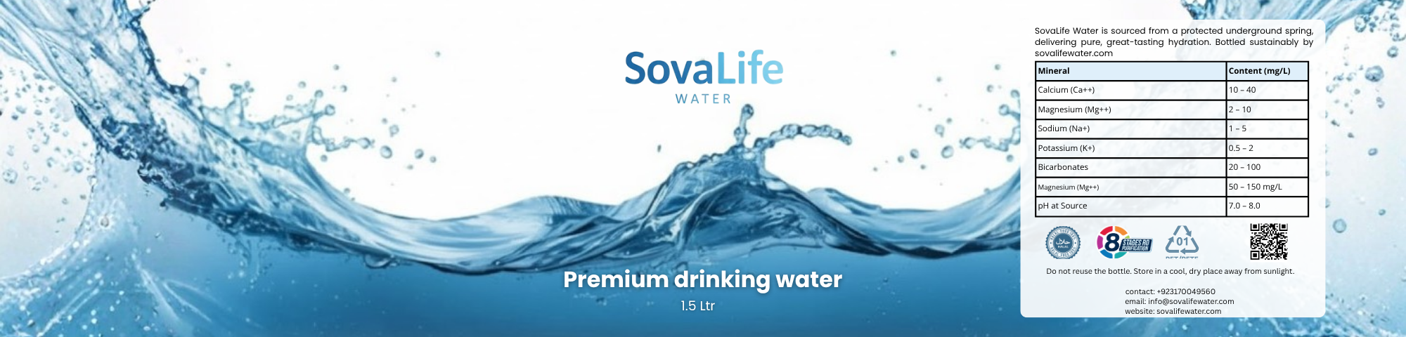 SovaLife Water Label 3